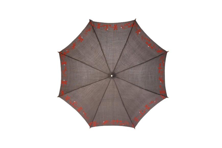 【日吉屋】ぱらそる(和風日傘) 輪とんぼ（グレー）