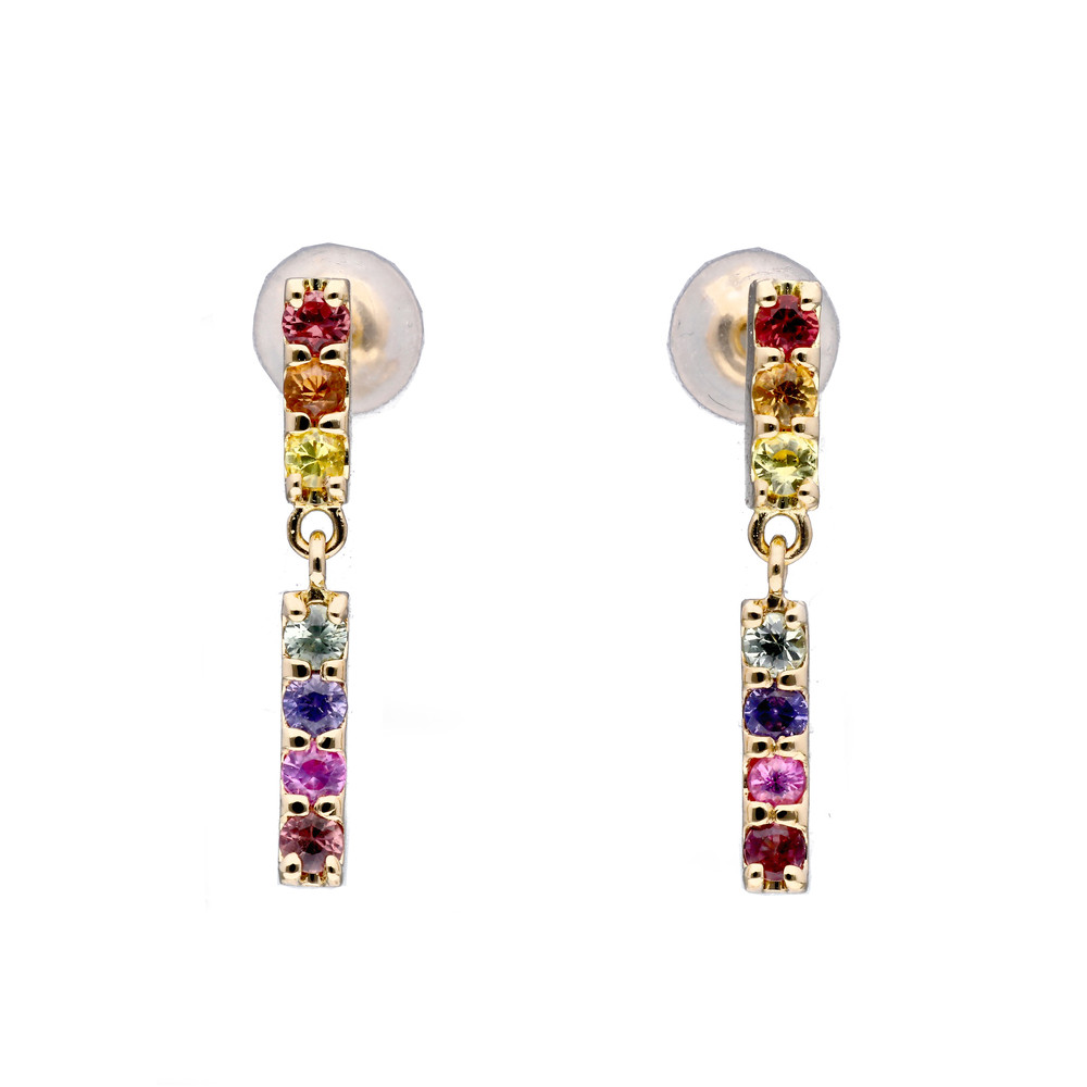 【京セラ】クレサンベール ピアス｜京都 ハイジュエリー 人気ブランド【アミュレットピアス/K18/ピアス/サファイア/KEPN6098-FU】