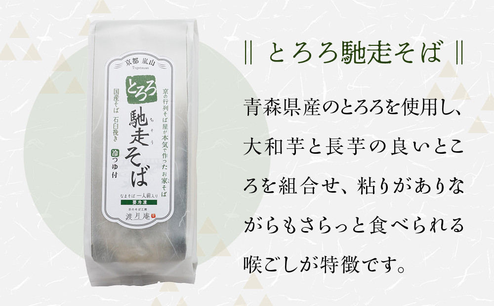 【京都・嵐山 そば料理 よしむら】渡月庵 馳走そば2種食べ比べ(4食入り)［ 京都 そば 有名店 ざるそば とろろそば 食べ比べ セット 利尻昆布 出汁 人気 おすすめ 和食 蕎麦 簡単 便利 グルメ ギフト プレゼント お取り寄せ 通販 送料無料 ふるさと納税 ］