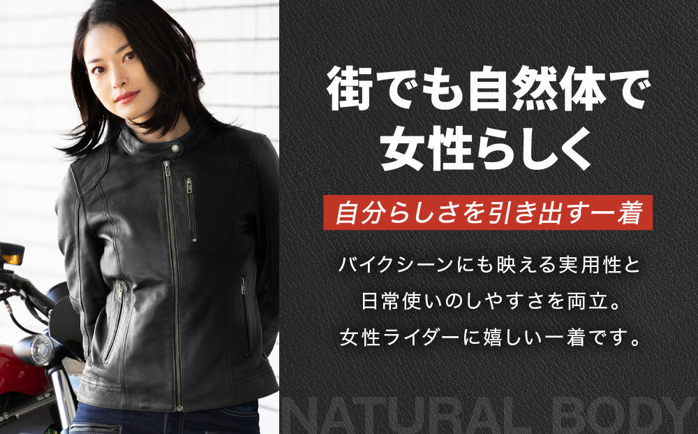 【デグナー】レディースレザージャケット[FR20SJ-9] ブラック Mサイズ｜バイク バイクギア バイク用品 バイクグッズ 人気ブランド［ 京都 バイクギア ブランド レザージャケット 革ジャン レディース おしゃれ かっこいい 人気 おすすめ ジャケット 革 レザー ヴィンテージ ツーリング ライダー バイカー 送料無料 ふるさと納税 ］