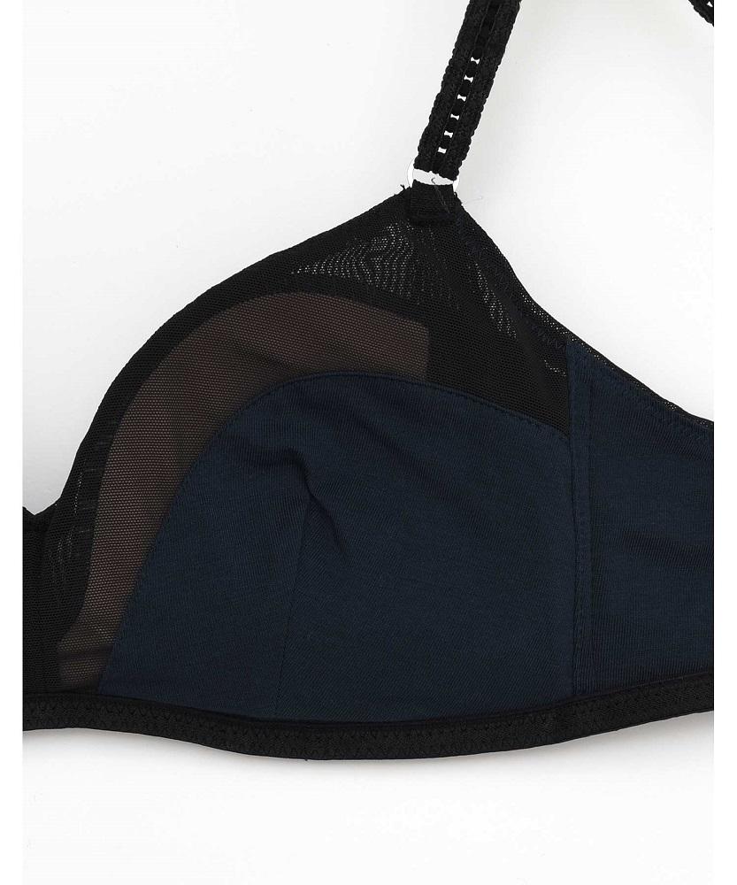 【ウンナナクール】364 シンプル＜Lサイズ＞ブラック1枚｜京都 ワコール インナーブランド ラクときれいを叶えるノンワイヤーブラジャー 人気［ 毎日つけたい ブラジャー 楽 きれい 人気 おすすめ 下着 レディース 肌着 ギフト プレゼント お取り寄せ 通販 送料無料 ふるさと納税 ］