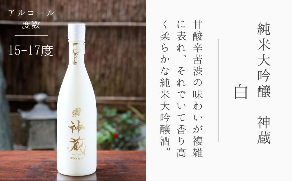 【松井酒造】神蔵 KAGURA 飲み比べセット / 720ml×2本《純米大吟醸酒 / 純米酒》 [ 京都 五紋神蔵 老舗 酒蔵 日本酒 お酒 かぐら 人気 おすすめ お取り寄せ 通販 送料無料 ふるさと納税 ]