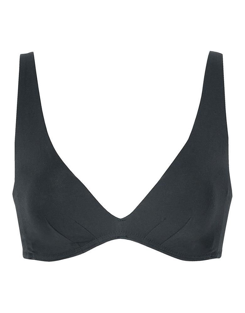 【ウンナナクール】364 シンプル＋レース＋コットン＜Lサイズ＞ブラック 3枚セット【ワコール】