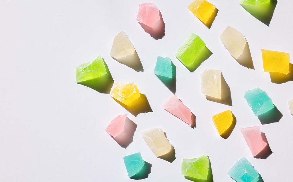 【京菓子司 都】京の琥珀糖　カラフルジュエリー（160g）［ 京都 琥珀糖 美しい和菓子 宝石 キラキラ かわいい 上品 人気 おすすめ 茶道 お茶菓子 京銘菓 お取り寄せ 通販 送料無料 ふるさと納税 ］