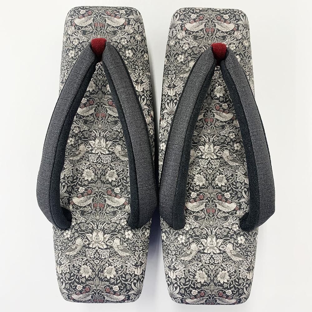 【京都丸紅】V&A草履（Lサイズ/ブラック）