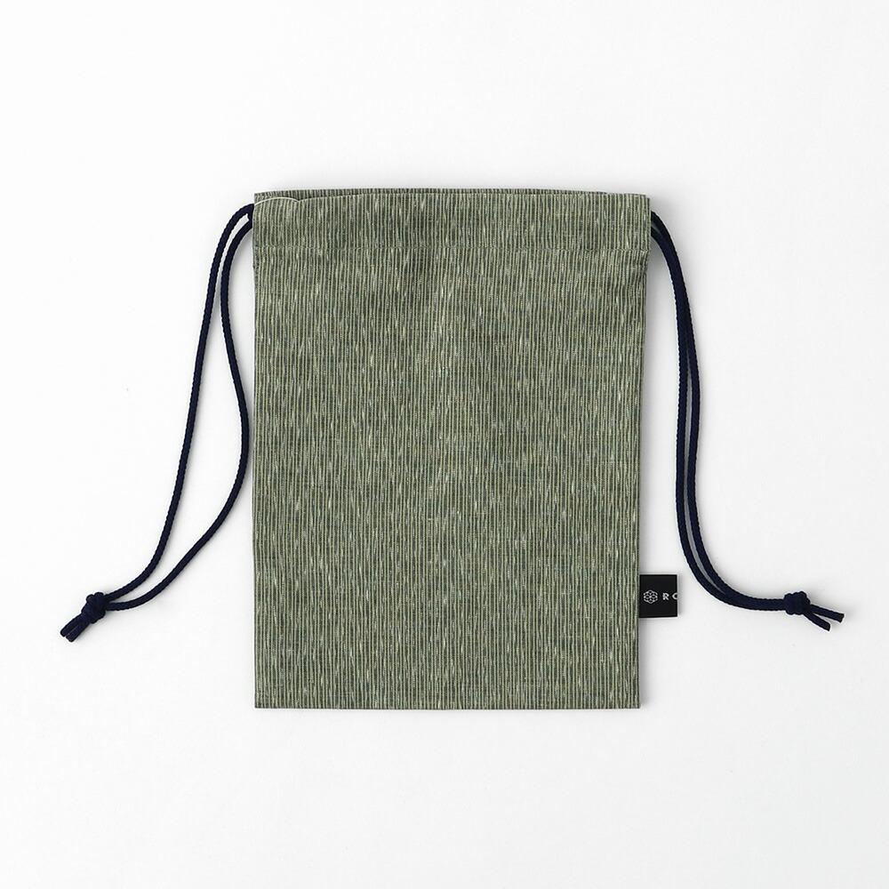 【たゆたふ】ROCCA goen オリジナル御朱印帳と御朱印帳袋のセット（スーピマ グリーン）