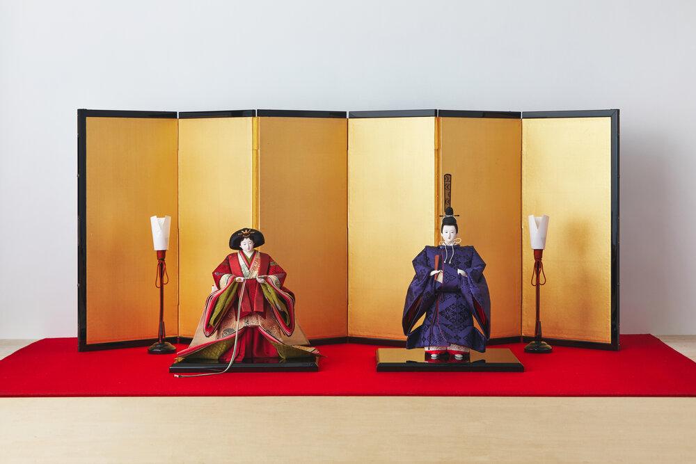 【京都西陣 たくみ人形】立雛－翔雲－