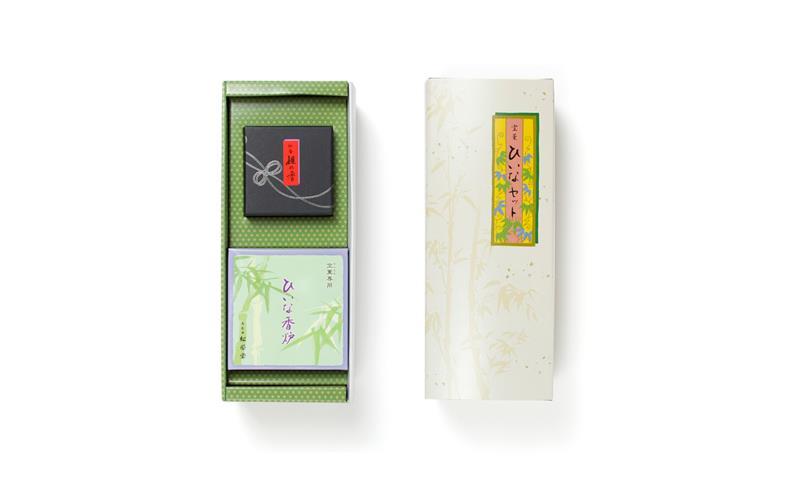 【香老舗 松栄堂】印香 (姫の香/ひいな香炉セット)