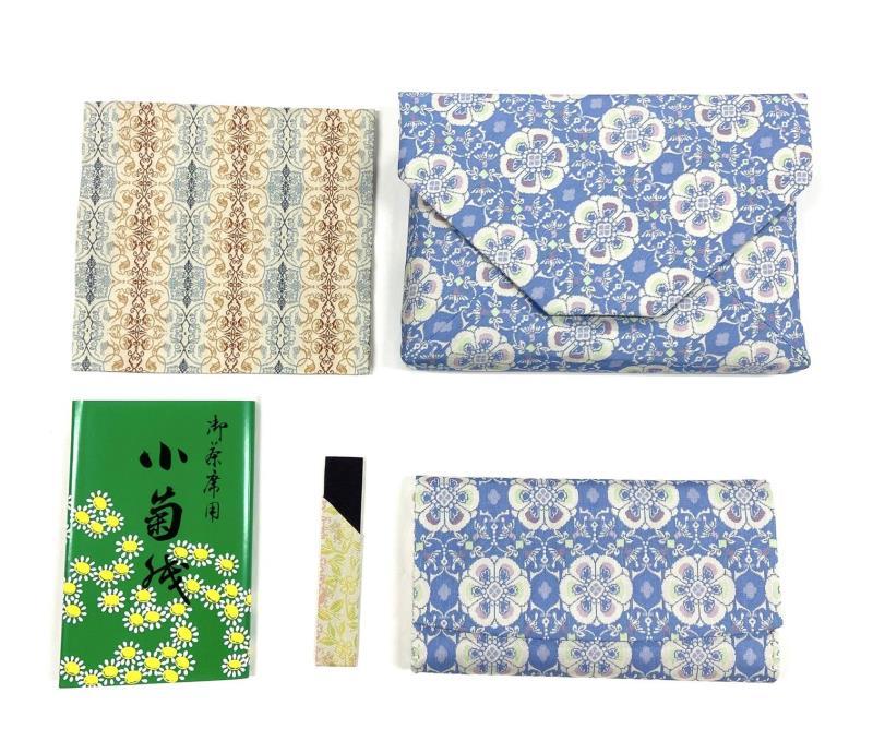 【龍村美術織物】＜柄おまかせ＞茶道具5点セット（古帛紗など）