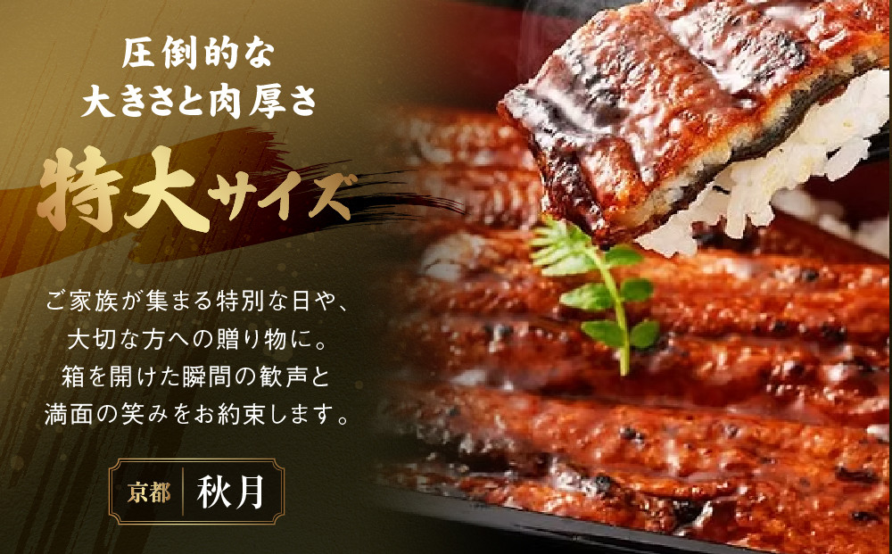 【秋月】でしこうなぎ蒲焼き 約150g×2尾｜京都 うなぎ 人気セット [ 養鰻125年の伝統 でしこうなぎ 鰻 炭火 手焼き 贅沢 グルメ おすすめ ギフト プレゼント 贈答 お取り寄せ 通販 送料無料 ］