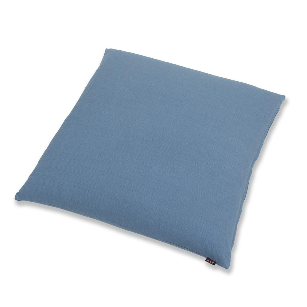 【工夫庵】色あそび 座布団 ブルー（2枚セット）（BL）