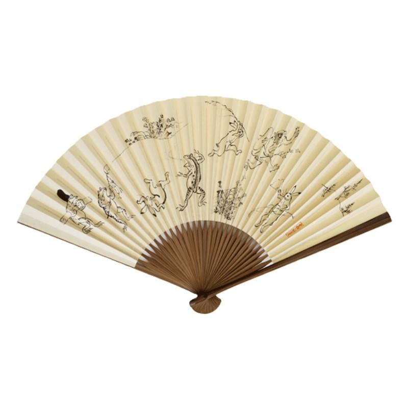 【京都便利堂】扇子〈国宝 鳥獣人物戯画〉（男女兼用）