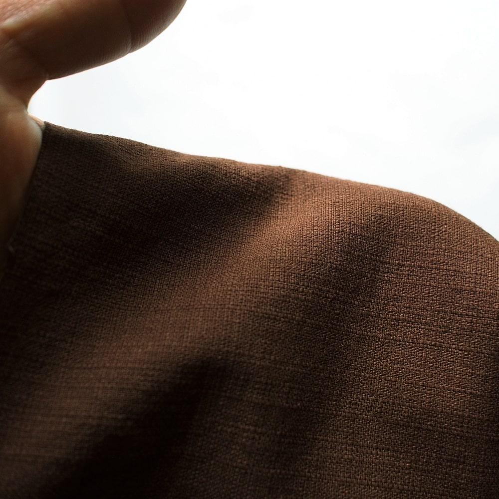 【工夫庵】色あそび 座布団 かれ茶（2枚セット）（TK）