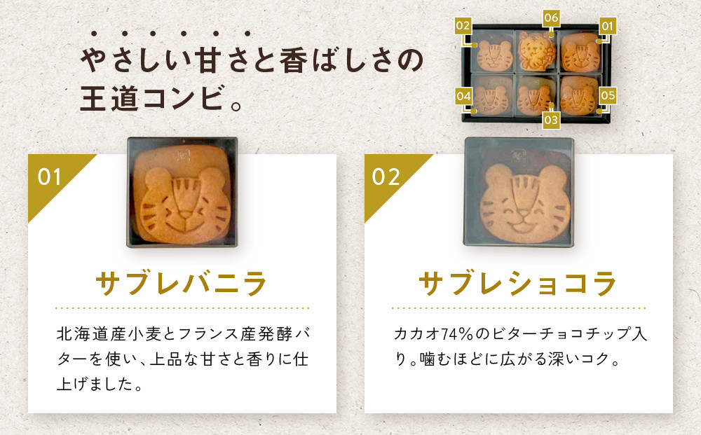 【SUGiTORA】今日のとらちゃんクッキー詰め合わせ｜京都 寺町 スイーツブランド 人気店［ とっても可愛い クッキー6種31枚 詰め合わせ 人気 おすすめ グルメ スイーツ お菓子 スギトラ ギフト プレゼント 贈答 お取り寄せ 通販 送料無料 ふるさと納税 ］