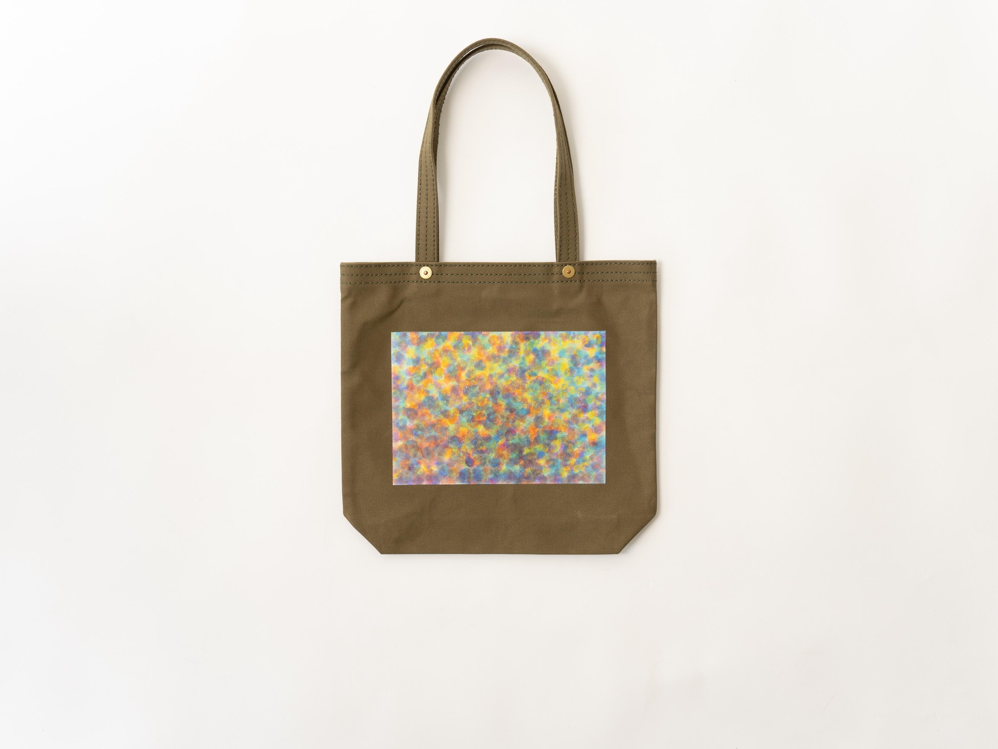 【京都館発・限定企画かばん】一澤信三郎×へラルボニーコラボ 縦型トートバッグ（全5種）【カラー：オリーブ】