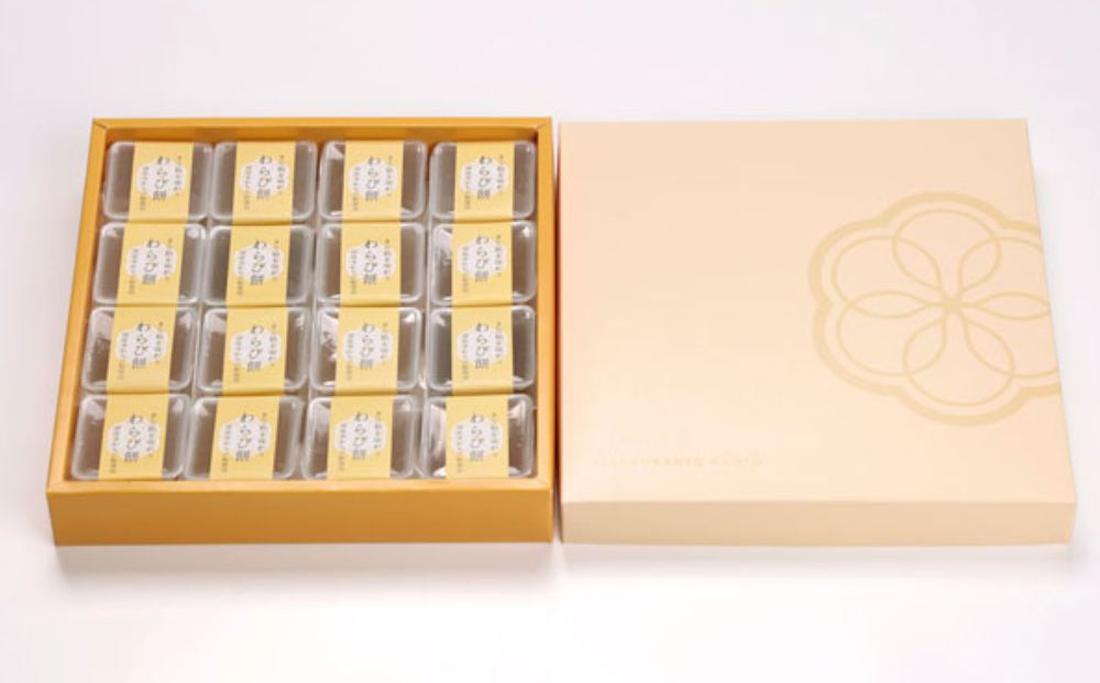 【吉祥菓寮】きな粉を味わう 京都はんなりわらび餅 16個｜京都 スイーツ わらび餅 人気［ 京都 スイーツ わらび餅 きな粉 人気 おすすめ デザート 和菓子 洋菓子 おやつ カフェ お取り寄せ 通販 送料無料 ふるさと納税 ］