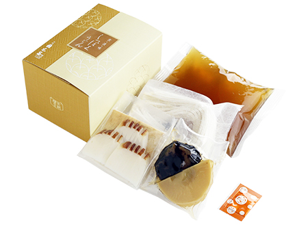 【権太呂】京麺詰合せ（きつね・しっぽく・加里伊うどん　３種×２個ずつ　計6人前セット）