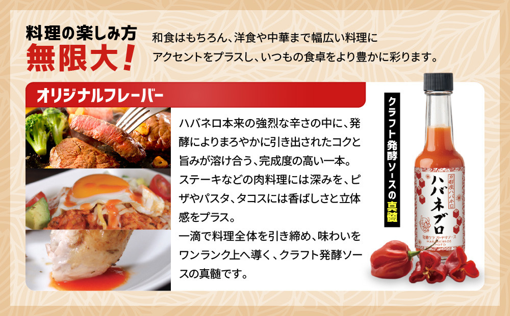 ハバネブロオリジナル 60ml 2本セット｜京都 ハバネロ ホットソース 辛口 調味料 人気セット[ 自然素材のハバネロソース 国産ハバネロ 化学調味料無添加 人気 おすすめ 調味料 香辛料 ソース ギフト プレゼント お取り寄せ 通販 送料無料 ふるさと納税 ]