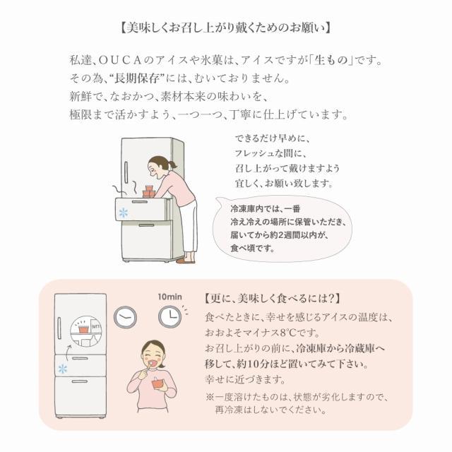 【Japanese Ice OUCA】八味ギフト［ 京都 スイーツ アイスクリーム おいしい 人気 おすすめ お取り寄せ お菓子 洋菓子 ］
