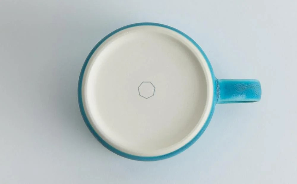 【瑞光窯-ZUIKOU-】コーヒーカップ tall ペアセット(ターコイズブルー/青)［ 京都 京焼 陶磁器 清水焼 窯元 マグカップ 250ml 適量サイズ おしゃれ 人気 おすすめ 食器 うつわ 陶器 お取り寄せ 通販 送料無料 ふるさと納税 ］