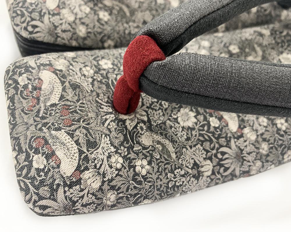 【京都丸紅】V&A草履（Lサイズ/ブラック）