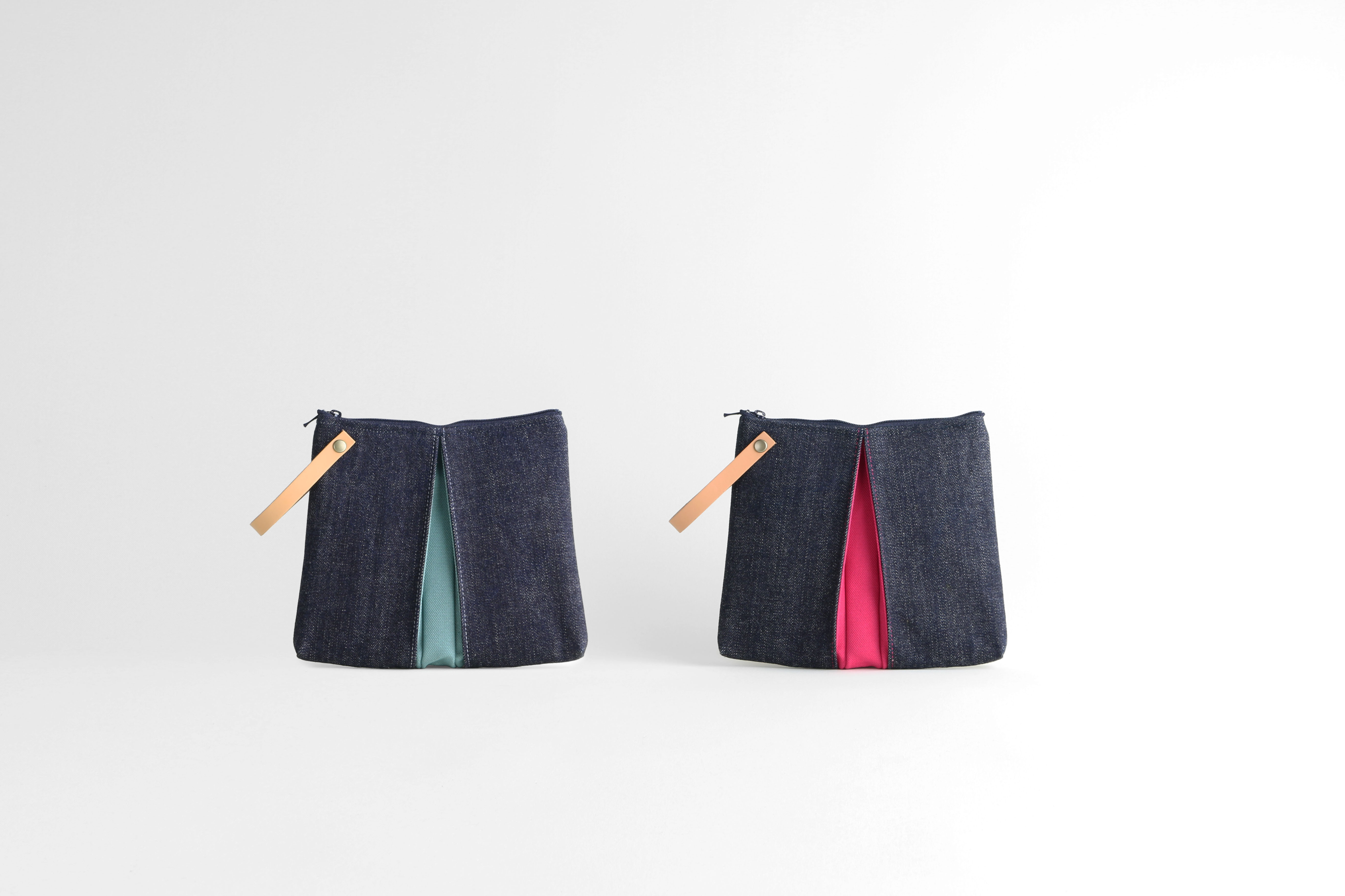 【京都 KOSHO】ougi denim ポーチ ＜スカイブルー(薄藍色)＞｜光章 人気ブランド ポーチ［  KOSHO 京都 デニム バッグ ブランド ポーチ 小さめ 人気 おすすめ 小物入れ おしゃれ かわいい ミニバッグ コスメポーチ ギフト プレゼント お取り寄せ 通販 送料無料 ふるさと納税 ］