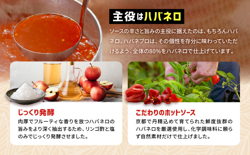 ハバネブロ3本セット オリジナル・柚子・アールグレイ 各60ml｜京都 ハバネロ ホットソース 辛口 調味料 人気セット[ 自然素材のハバネロソース 国産ハバネロ 化学調味料無添加 人気 おすすめ 調味料 香辛料 ソース ギフト プレゼント お取り寄せ 通販 送料無料 ふるさと納税 ]