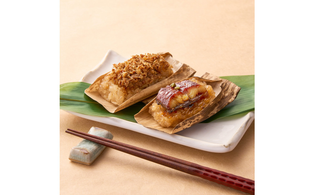 【京料理 美濃吉】鰻と牛肉のお凌ぎ飯蒸し詰合せ ＜国産鰻のお凌ぎ飯蒸し×6個・牛肉のお凌ぎ飯蒸し×3個＞［ 京都 老舗 料亭 飯蒸し 京料理 人気 おすすめ 懐石料理 国産 グルメ ギフト 贈答用 お取り寄せ 通販 送料無料 ふるさと納税 ］(UOS-50B)