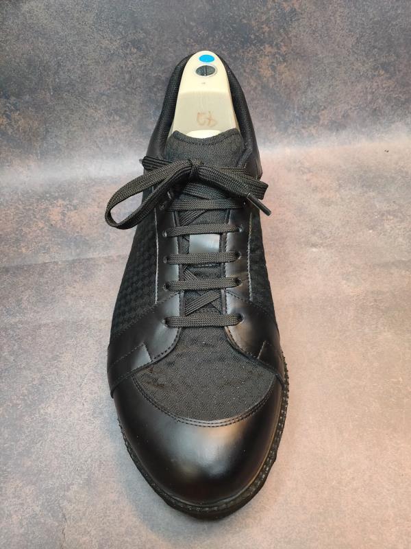 【ネーカーズ】【Tie a bond】西陣織シューズ（黒）〈27cm〉