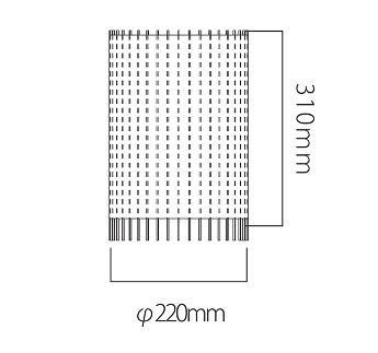 【日吉屋】自立式テーブルスタンド照明 和紙の色（松葉色）