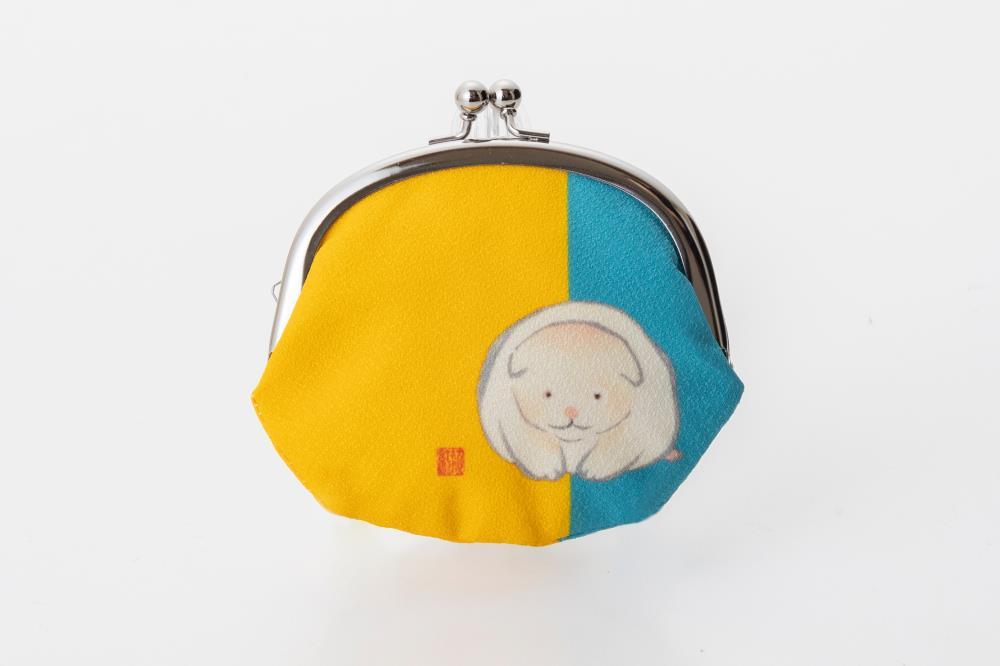 【芸艸堂】中村芳中「仔犬」がま口