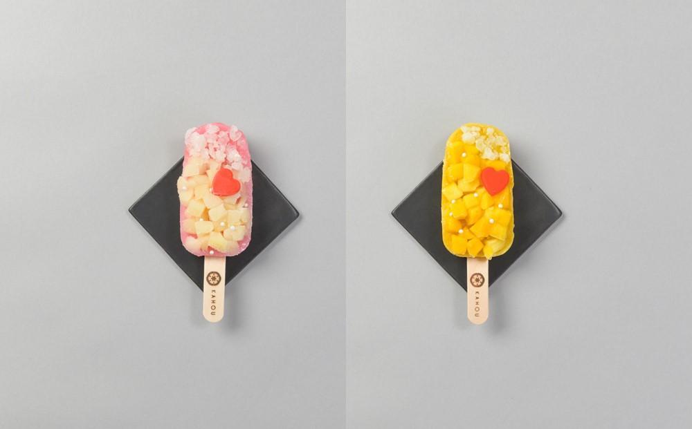 【果朋】氷結わらび餅アイスバー　果氷-kaori-　8種セット［ 京都 二条 創作和菓子 綺麗 可愛い 美味しい 人気 おすすめ お取り寄せ ギフト プレゼント 贈答 お菓子 スイーツ ふるさと納税  ］