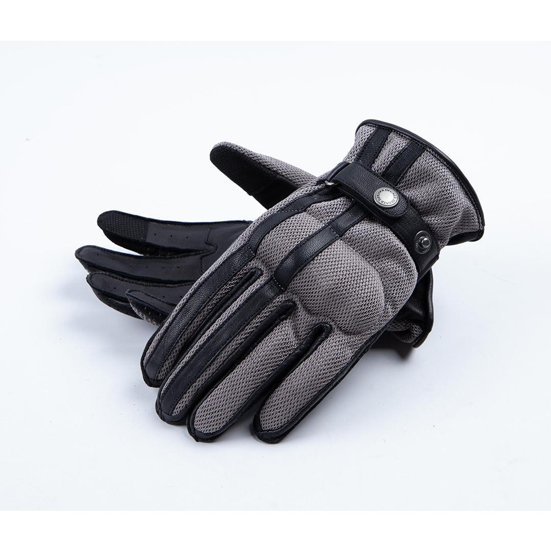 【デグナー】メッシュグローブ[TG-96M]グレー＜Mサイズ＞［ 京都 バイク 革製品 ブランド グローブ 人気 おすすめ 革 ハーフ メッシュ レザー ツーリング ライダー バイカー バイクギア メーカー ギア パーツ 送料無料 ふるさと納税 ］