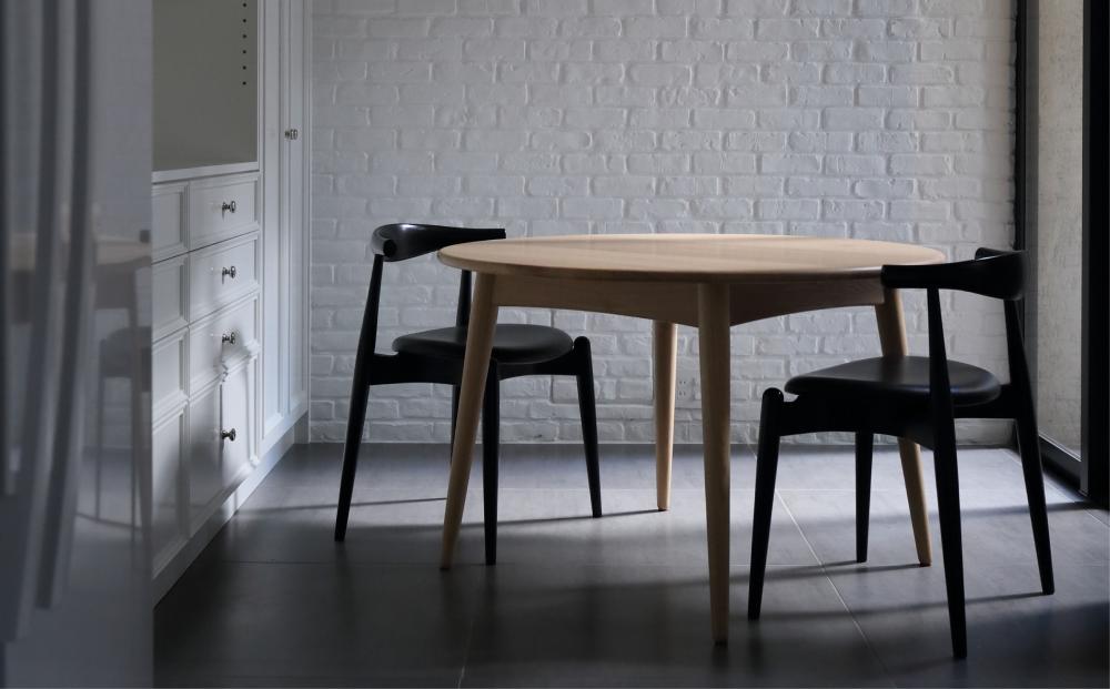 【FILE FURNITURE WORKS】ラウンドダイニングテーブル＜DT-8＞［ 京都 家具 インテリア テーブル 机 おしゃれ 人気 おすすめ 国産 職人 一点もの オーダー 東京 田園調布 ショールーム 通販 送料無料 ふるさと納税  ］