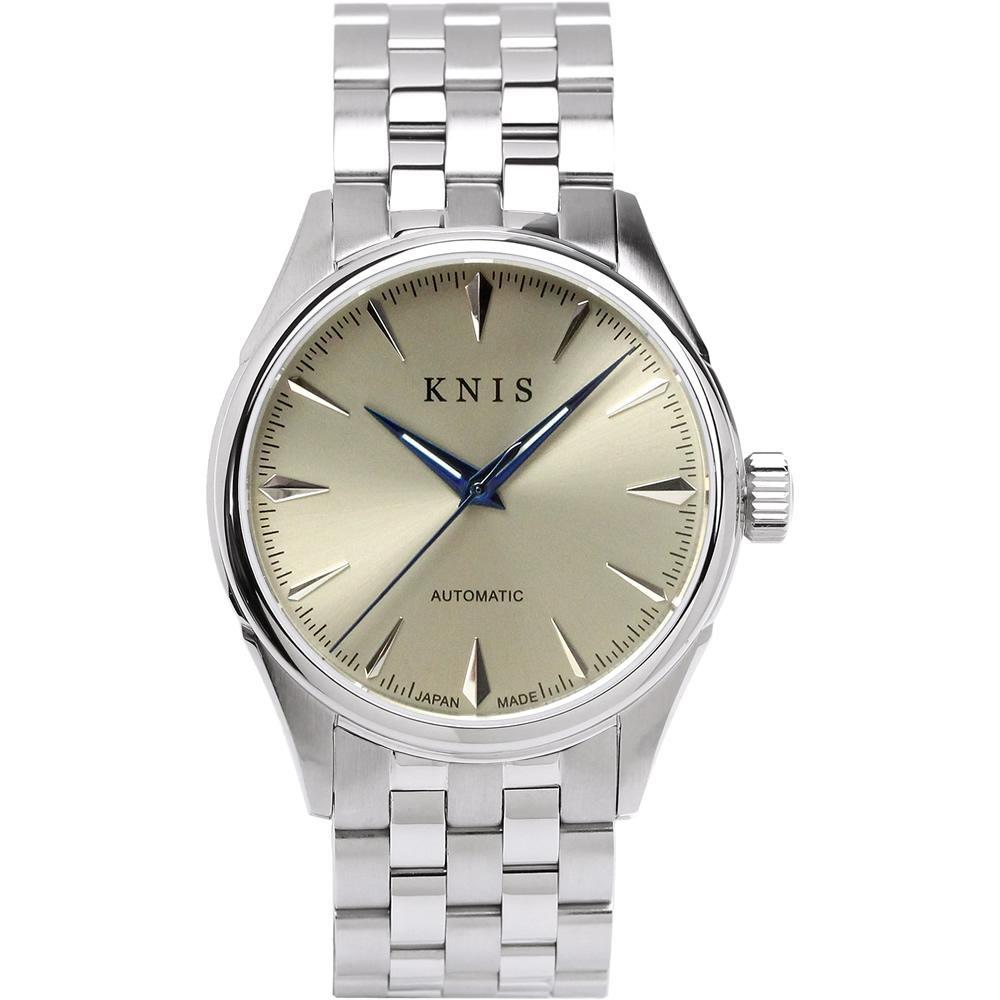 【KNIS KYOTO】サンレイダイアル 日本製 自動巻き 腕時計 シャンパンゴールド｜京都発 腕時計 人気ブランド おしゃれ［ 京都 ニス 腕時計 国産 MIYOTA おしゃれ 上品 人気 おすすめ ウォッチ 時計 高級 ファッション お取り寄せ 通販 送料無料 ふるさと納税 ］