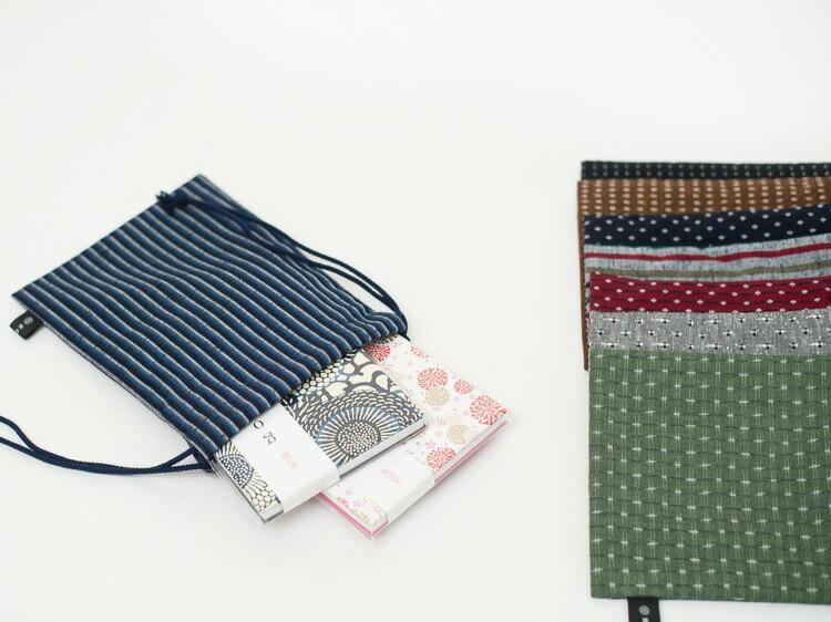 【たゆたふ】ROCCA goen オリジナル御朱印帳と御朱印帳袋のセット（スーピマ グリーン）