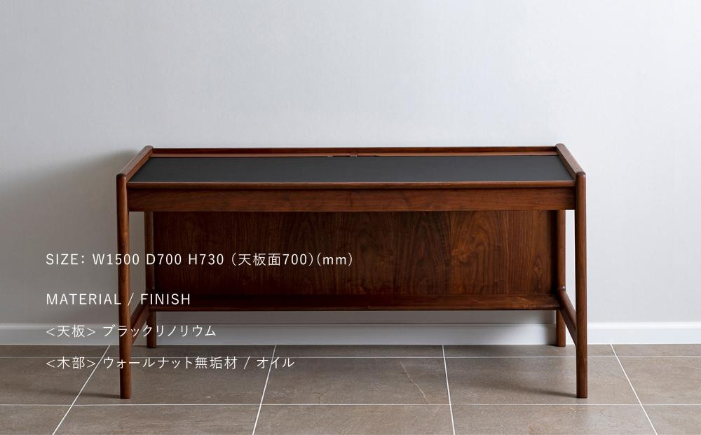 【高島屋選定品】＜FILE FURNITURE WORKS＞デスク(CREATORS DESK)｜京都 家具 デスク 人気ブランド［ 京都 家具 インテリア テーブル おしゃれ 人気 おすすめ 国産 職人 一点もの オーダー 東京 田園調布 ショールーム 通販 送料無料 ふるさと納税 ］