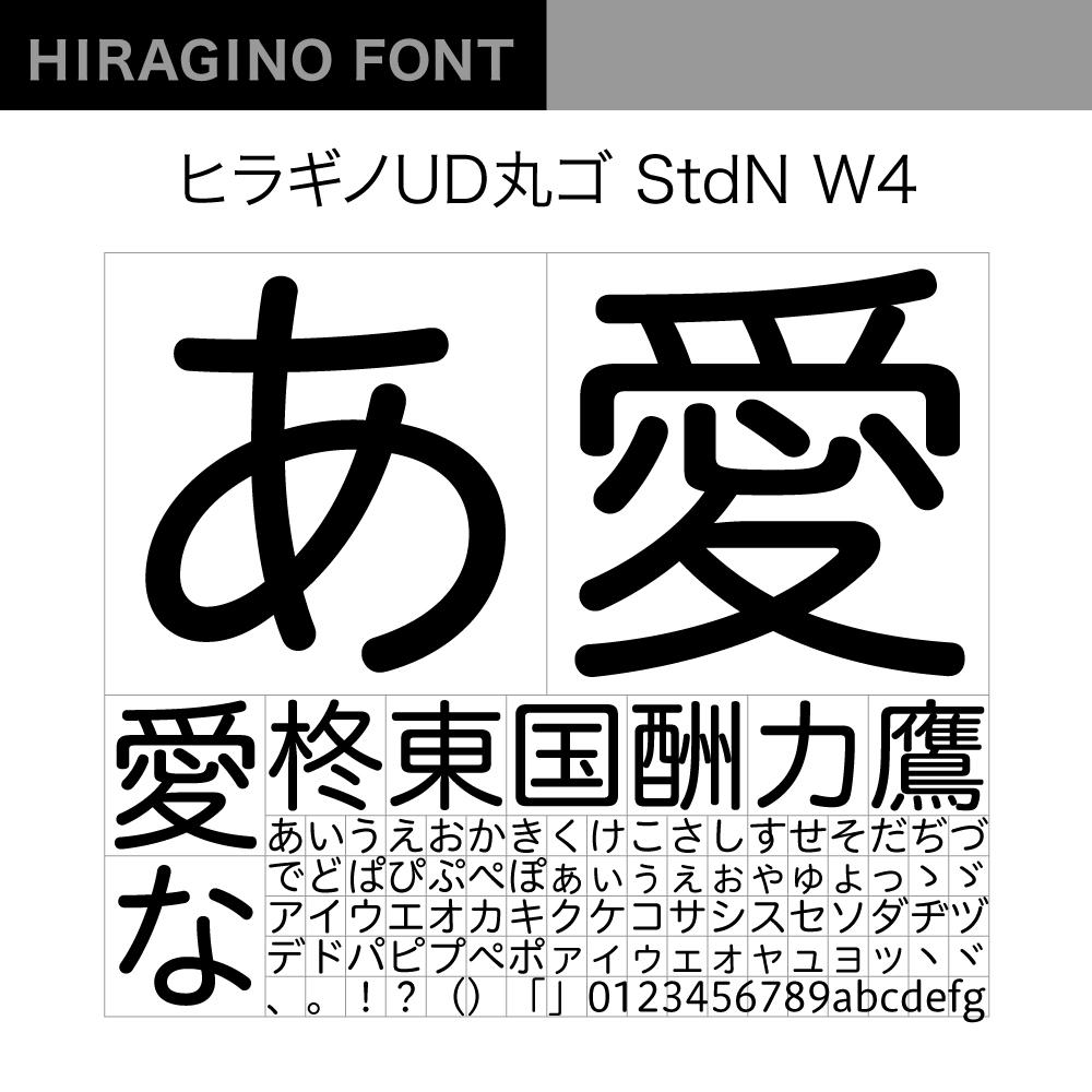 【ヒラギノフォント】ふるさと納税セット ヒラギノUD14書体（ライセンス版）SCREEN