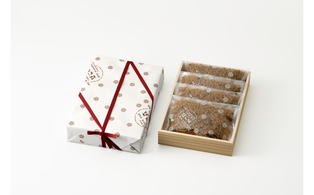 【はれま】チリメン山椒192g(48g×4袋)｜京都 ちりめん山椒発祥 有名店 保存料無添加 人気セット［ 伝統の味をご自宅で ちりめん山椒 セット おじゃこ しらす ご飯のお供 グルメ 人気 おすすめ 肴 魚 海鮮 ギフト プレゼント 贈答 お取り寄せ 通販 送料無料 ふるさと納税 ］