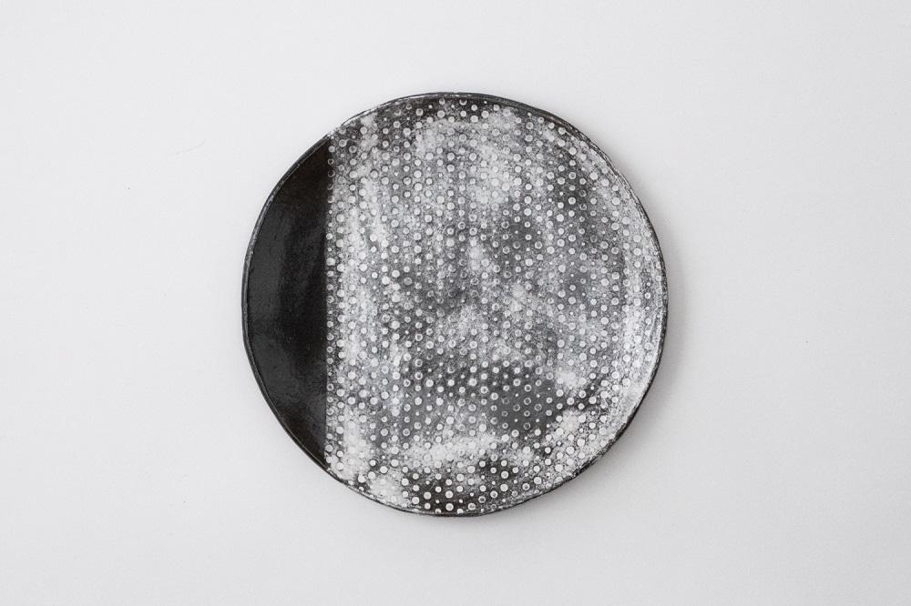 ＜つながるつたえる京都＞ 醍醐窯 AKA to KURO プレートLサイズ