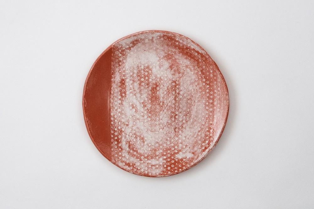 ＜つながるつたえる京都＞ 醍醐窯 AKA to KURO プレートLサイズ