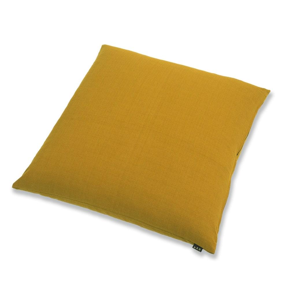 【工夫庵】色あそび 座布団 金茶（2枚セット）（YT）