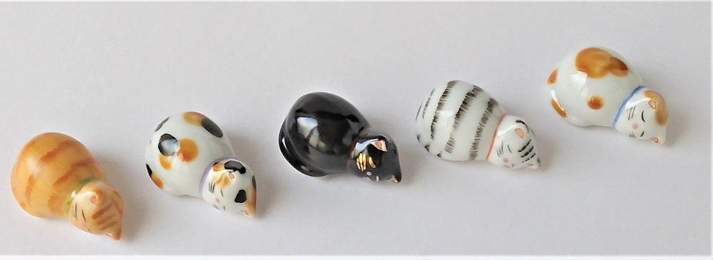 【ギャラリー洛中洛外】のんびりお昼寝ネコちゃんのお箸置き ひだまり猫箸置