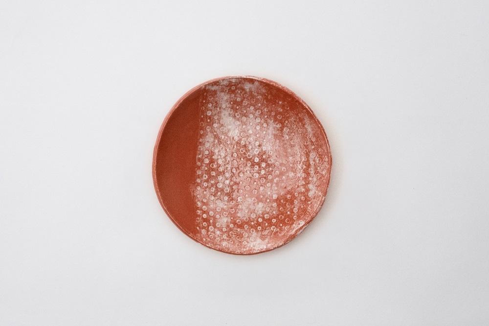 ＜つながるつたえる京都＞ 醍醐窯 AKA to KURO プレートSサイズ｜京都 和食器 人気工芸品［ 京都 食器 皿 お皿 RAKUAMI 伝統技術 醍醐窯 焼物 工芸品 陶芸品 国産 生活雑貨 おすすめ プレゼント ギフト 贈答 お取り寄せ 通販 送料無料 ふるさと納税 ］