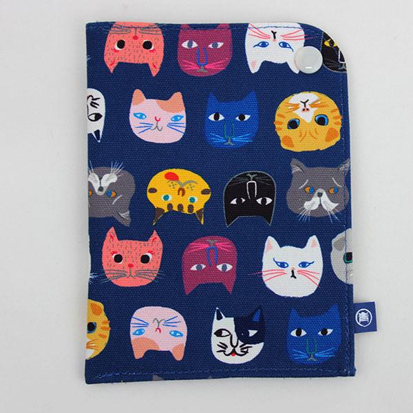 【kitekite/青野株式会社】雑貨セット/ねこ柄（布マスク・マスクポーチ・平ポーチ・ガーゼハンカチ）