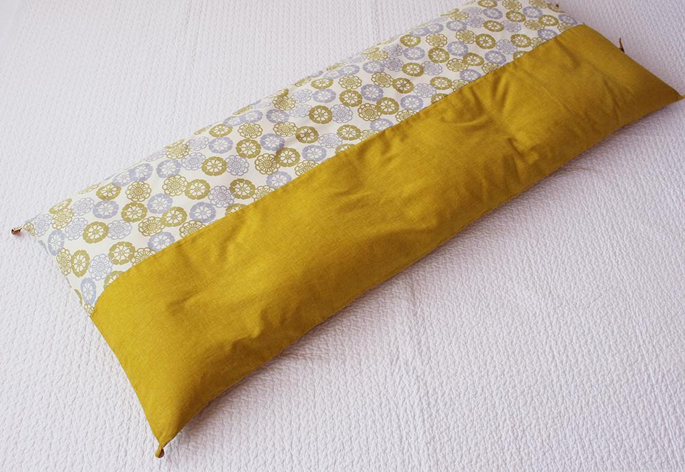 【 洛中高岡屋 】カバータイプごろ寝敷きふとん（ゆったりサイズ・菜の花フローラル）