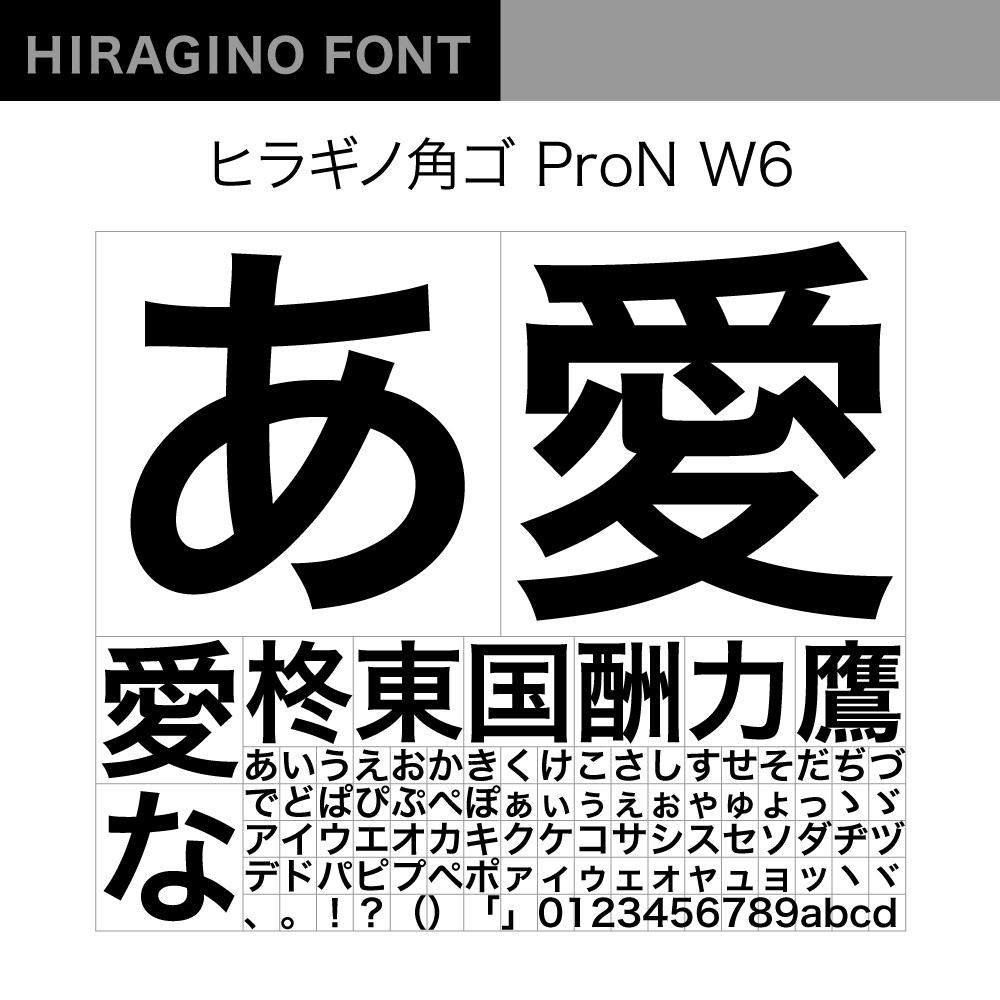 【ヒラギノフォント】ふるさと納税セット ヒラギノ基本6書体（ライセンス版）SCREEN