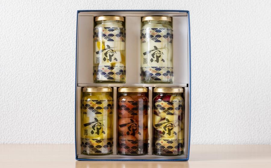 【randfarm】京ピクルス詰め合わせ　5本（和風味、ミニトマト、麹玉ねぎ、さつまいも、フルーツ）