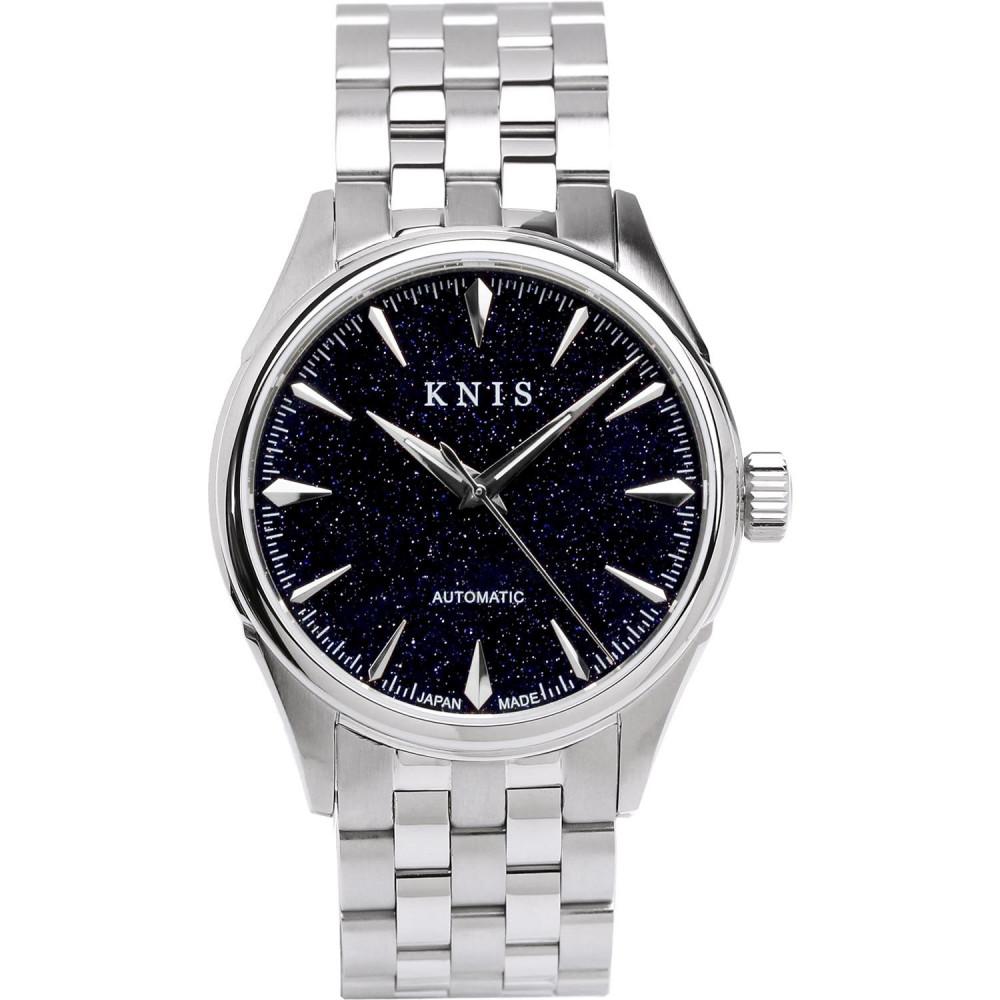 【KNIS KYOTO】アベンチュリンダイヤル 日本製 自動巻き 腕時計 ステンレスベルト シルバー｜京都発 腕時計 人気ブランド おしゃれ［ 京都 ニス 腕時計 国産 MIYOTA おしゃれ 上品 人気 おすすめ ウォッチ 時計 高級 ファッション お取り寄せ 通販 送料無料 ふるさと納税 ］