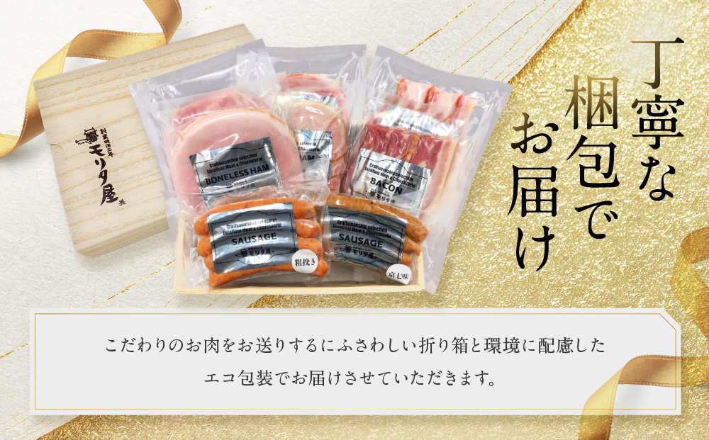 【京都モリタ屋】モリタ屋ハム・ソーセージ・ベーコンセット［ 京都 老舗 肉 ハム ソーセージ ベーコン 人気 おすすめ グルメ 簡単 お手軽 おいしい 高級 ブランド ブランド牛 和牛 国産牛 お取り寄せ ］